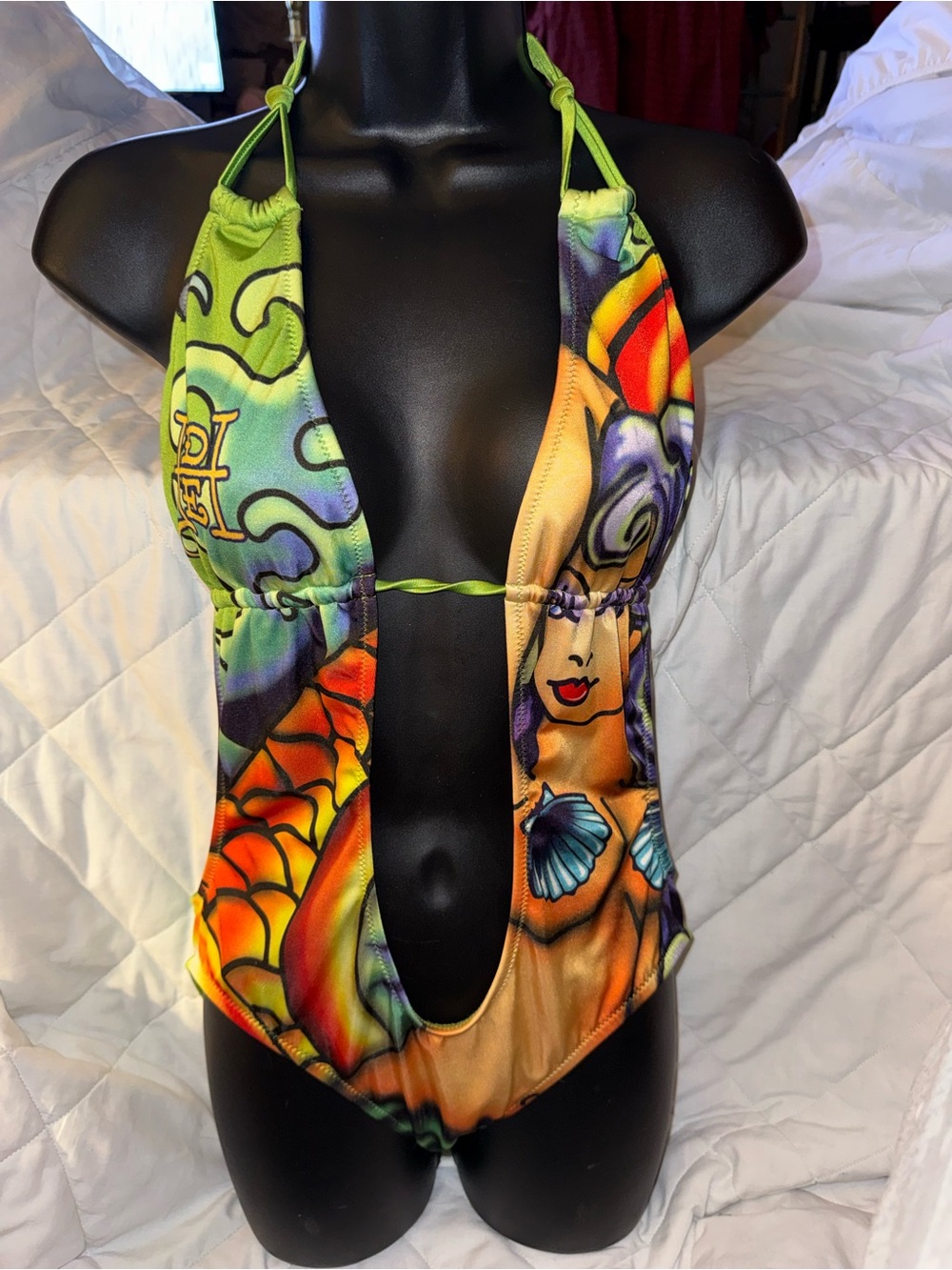 ED HARDY REALLY SEXY Halter Mermaid Swimsuit